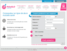 Tablet Screenshot of mutuelle.fr